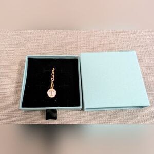 Gold Initial Charm Pendant